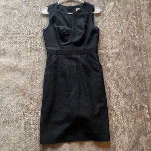Charcoal Gray Sheath Dress